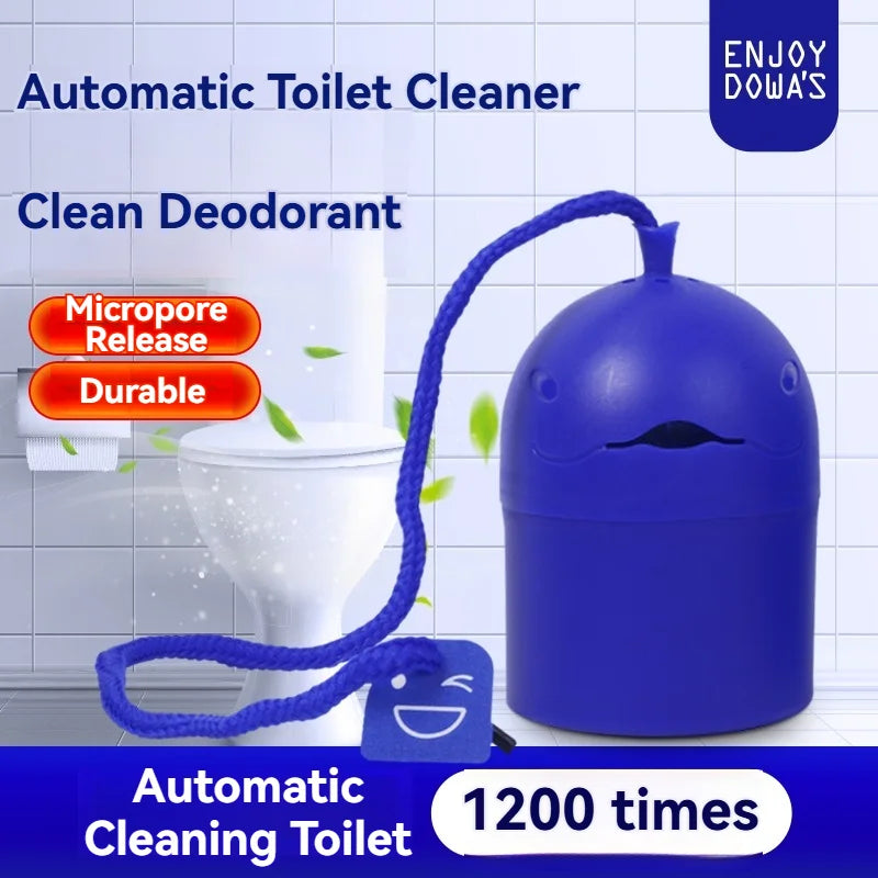 Whale Design Automatic Toilet Cleaner - Portable, Slow-Release Gel (150G)
