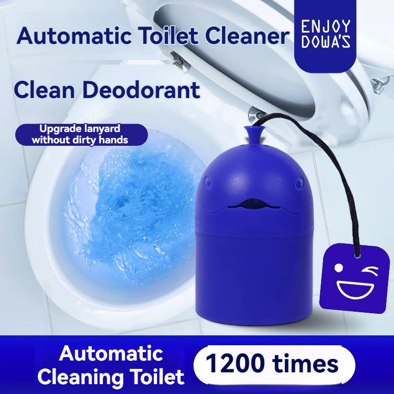 Whale Design Automatic Toilet Cleaner - Portable, Slow-Release Gel (150G)