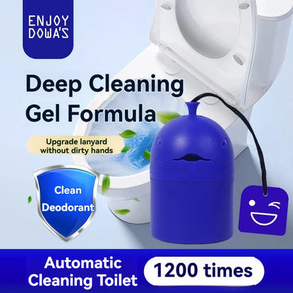 Whale Design Automatic Toilet Cleaner - Portable, Slow-Release Gel (150G)