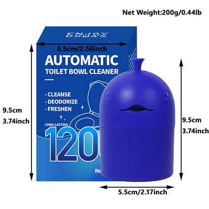 Whale Design Automatic Toilet Cleaner - Portable, Slow-Release Gel (150G)